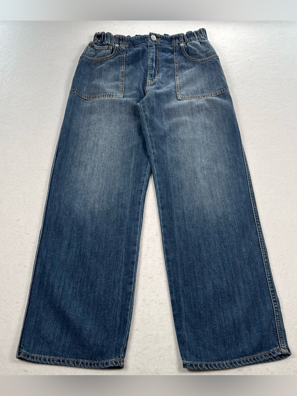 HUDSON Jeans Remi High Rise Straight Leg Ankle Womens Sz 31 Elastic Waist - Picture 3 of 10